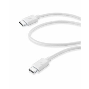 Kabel CELLULARLINE, USB-C (M) na USB-C (M), 60cm, Bijeli