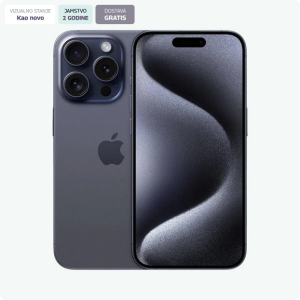 Apple iPhone 15 Pro 128GB Blue Titanium – OBNOVLJENO