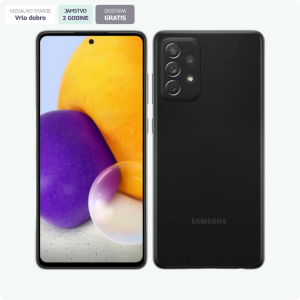 Samsung Galaxy A72 (SM-A725F) 6GB/128GB Awesome Black – OBNOVLJENO