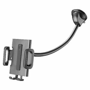 Držač Za Mobitel CELLULARLINE, Hug Flexi XL, Za Staklo, Crni