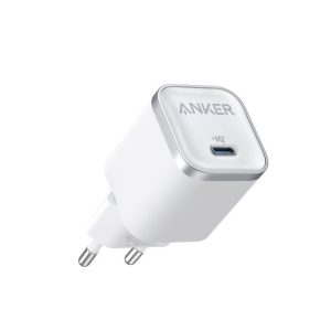 Kućni punjač ANKER Nano, 45W, GaN, 1xUSB-C, PowerIQ 3.0, White