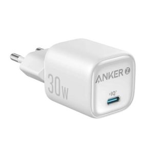 Kućni punjač ANKER,30W, 1xUSB-C, PIQ 3.0, White
