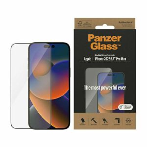 Zaštitno Staklo PANZERGLASS, Apple iPhone 14 Pro Max, Ultra Wide Fit, Crno