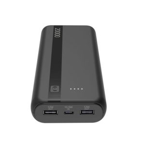 Prijenosna Baterija, CELLULARLINE, Entry,20000 mAh, Crna