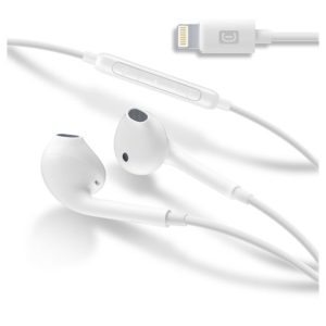 Slušalice CELLULARLINE, Eagle, In-Ear, Lightning, Bijele