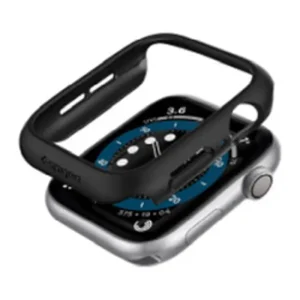 Spigen Thin Fit, zaštitna maska za Apple pametni sat, crna – Apple Watch SE 2022/6/SE/5/4 (44mm)