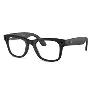 Ray-Ban - Wayfarer Standard - Sjajna crna, prozirne leće