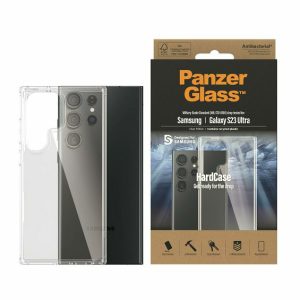 Zaštitna Maska PANZERGLASS, HardCase Samsung Galaxy S23 Ultra, Antibacterial, Prozirna
