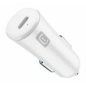 Auto Punjač CELLULARLINE, Za Apple, 20W, 1xUSB-C, Bijeli