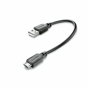 Kabel CELLULARLINE, USB-A na Micro USB, 15cm, Crni