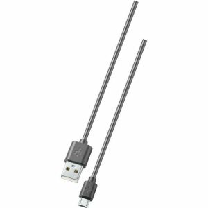 Kabel PLOOS, USB-A na Micro USB, 100cm, Crni