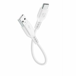 Kabel CELLULARLINE, USB-A na USB-C, 15cm, Bijeli