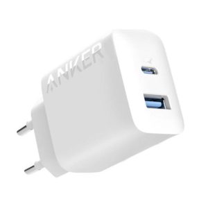 Kućni punjač ANKER, A2348G2, 20W, 1xUSB-C, 1xUSB-A, PowerIQ 3.0, kabel USB-C, White