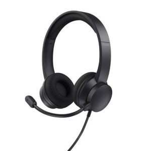 Slušalice TRUST Ayda 25089, Naglavne, USB, ENC,  PC, Black