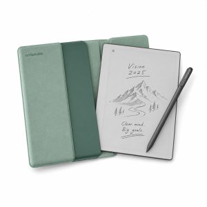 Tablet reMarkable Paper Pure + Marker Plus + Sleeve Folio Mist Green – 2766